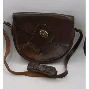Vintage Unique Brown Handmade Women's Leather Handbag Purse Shoulder Crossbody